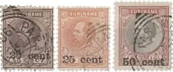 Suriname - NVPH 37+38+39 - Gebruikt Szybka dostawa