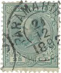 Popularny Suriname 1873-1889 - NVPH 10 - Gebruikt