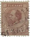 Suriname 1873-1889 - NVPH 11 - Gebruikt Darmowa dostawa