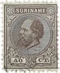 Suriname 1873-1889 - NVPH 12 - Gebruikt Ekspresowa dostawa