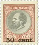 Suriname 1900 - NVPH 39 - Ongebruikt Najlepsza cena