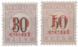 Wyprzedaż Suriname 1911 - NVPH P15-P16 - Ongebruikt