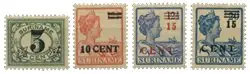 Suriname 1925 - NVPH 111-114 - Ongebruikt Darmowa dostawa