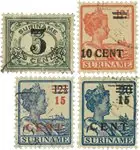 Suriname 1925 - NVPH 111-114 - Gebruikt Promocja