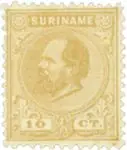 Autentyczny Suriname 1873-1889 - NVPH 6 - Ongebruikt