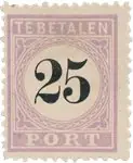 Wyprzedaż Suriname 1886-1888 - Portzegels NVPH P5 - Ongebruikt