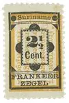Suriname 1892 - NVPH 22 - Ongebruikt Promocja