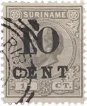 Kup teraz Suriname 1898 - NVPH 30 - Gebruikt