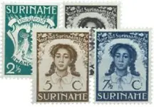 Szybka dostawa Suriname 1938 - NVPH 183-186 - Postfris