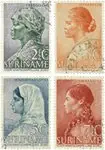 Suriname 1940 - NVPH 190-193 - Gebruikt Tylko dziś
