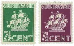 Szybka dostawa Suriname 1941 - NVPH 195-196 - Ongebruikt