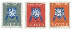 Suriname 1941 - NVPH 197-199 - Ongebruikt Wysoka jakość