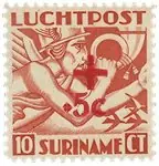 Kup teraz Suriname 1942 - Luchtpostzegels NVPH LP23 - Postfris