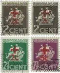 Suriname 1942 - NVPH 202-205 - Gebruikt Darmowa dostawa