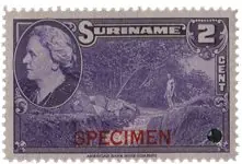 Suriname 1945 - NVPH 222 - Postfris Nowość
