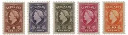 Suriname 1945 - NVPH 239-243 - Postfris Promocja
