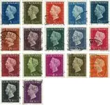 Suriname 1948 - NVPH 257-273 - Gebruikt Popularny