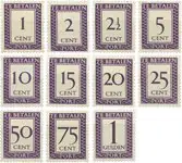 Suriname 1950 - Portzegels NVPH P36-P46 - Ongebruikt Wyprzedaż