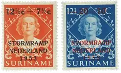 Wyprzedaż Suriname 1953 - NVPH 295-296 - Postfris