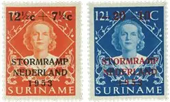 Suriname 1953 - NVPH 295-296 - Ongebruikt Wyprzedaż