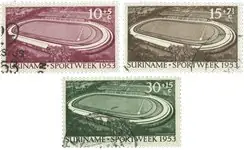 Suriname 1953 - NVPH 309-311 - Gebruikt Popularny