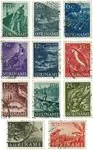 Suriname 1953-1954 - NVPH 297-307 - Gebruikt Tani