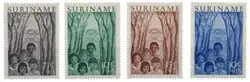 Suriname 1954 - NVPH 312-315 - Ongebruikt Wyprzedaż
