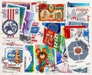 Symbolen/Logos - Postzegel pakket - Gestempeld Promocja