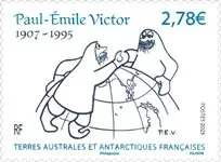 Rabat TAAF - Frans Antarctica - Paul Emile Victor - Postfrisse postzegel