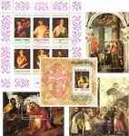 Titiaan - 6 souvenirvelletjes - Gestempeld Najlepsza cena