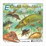 Tjechië - EUROPA 2024 Underwater Fauna & Flora - Postfrisse postzegel Zwrot pieniędzy