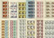 Tjechoslowakije - Dubbelenpakket met complete vellen - Gebruikt Tani