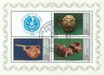 Najlepsza cena Turkije - archeologie gestempeld - Gestempeld souvenir velletje