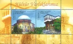 Tylko dziś Turkije - Cultureel Erfgoed - Postfris souvenirvelletje
