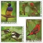 Uzbekistan - Birds - Postfrisse serie van 4 Tani