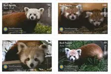 Najlepsza cena Vanuatu - Red panda - Postfrisse serie van 4