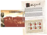 Tylko dziś Vaticaan - 250th anniversary of Mozart's birth - Presentation pack souvenirvelletjes