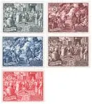 Ekspresowa dostawa Vaticaan 1951 - MICHEL 180-184 - Postfris