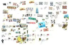 Verschillende landen - Kilowaar met eerstedagenveloppen ed - 3 kg. Niska cena