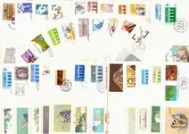 Verschillende landen - pakket met 42 FDCs met Europa postzegels Szybka dostawa