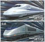 Premium VN New York - High speed trains - Postfrisse serie van 2