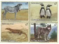 Wyprzedaż VN Wenen - Bedreigde dieren 1993 - Postfrisse serie van 4