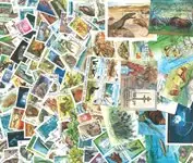 Tylko dziś Voorm. Russische Staten-150 versch. postz. en 14 souv.velletjes. Gestempeld