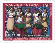 Rabat Wallis & Futuna - Lau Taimi dance - Postfrisse postzegel