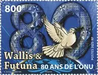 Bezpieczna płatność Wallis & Futuna - ONU 80 jaar - Postfrisse postzegel
