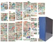 Wereldcollectie in handelarenstockboek met cassette - Westeuropa - 8402 postzegels Premium