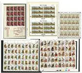 Wereldwijd - Verzameling vellen in 3 voordrukalbums - Ca. 1961-1995 Kup teraz