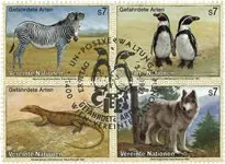 VN Wenen - Bedreigde soorten 1993 - Gestempelde serie van 4 Wyprzedaż