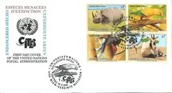VN Wenen - Bedreigde soorten 1995 - FDC Popularny