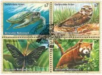 Darmowa dostawa VN Wenen - Bedreigde soorten 1998 - Gestempelde serie van 4